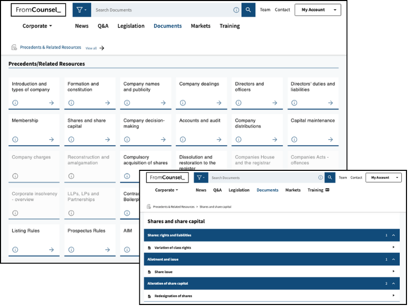 FC Corporate Knowledge User guide - Documents v2