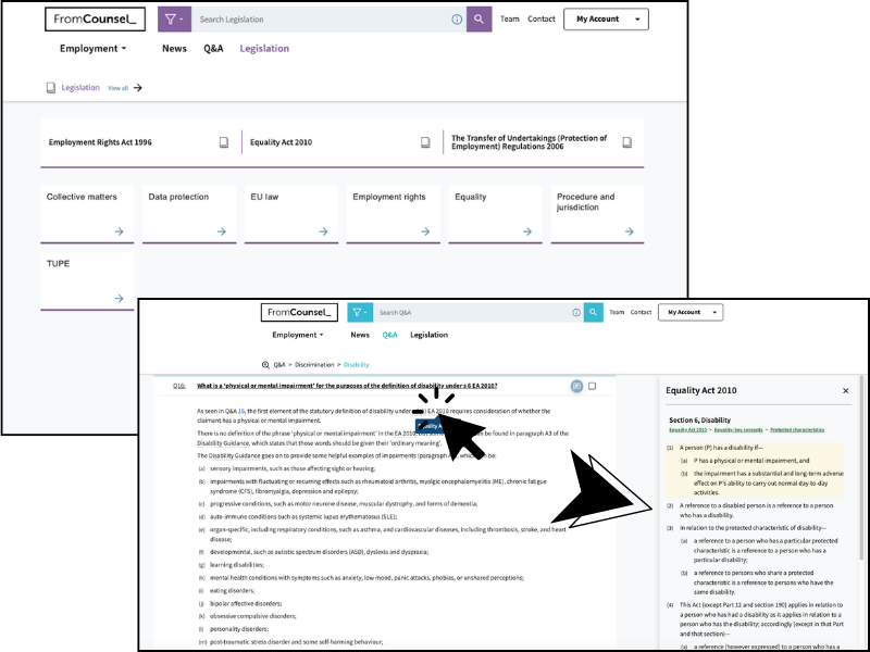 FC Employment Knowledge User guide - legislation